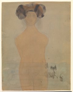 Kvinde stående i vand af Auguste Rodin