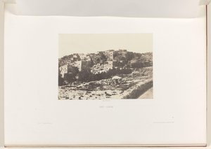 Udsigt over Betlehem Beit Lehem (titel på objekt) af Auguste Salzmann