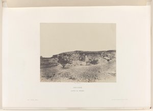 Udsigt over Jeremias hule nær Jerusalem Jerusalem. Cave of Jérémie (titel på objekt)
