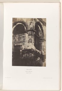 Kapel van de Heilig Grafkerk, Jeruzalem Jerusalem. Hellige Grav. Golgata Kapel (titel på objekt) af Auguste Salzmann