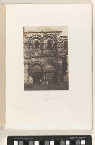 Facaden af ​​Den Hellige Gravs Kirke, Jerusalem Jerusalem. Den hellige grav. Facade (titel på objekt)