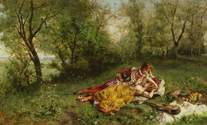 Picnic af Auguste Serrure