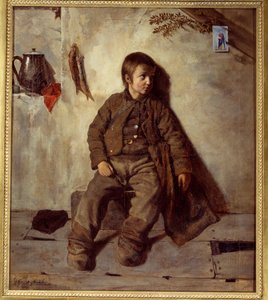 Et savoyard skorstensmaleri af Auguste de Chatillon (1813-1881)