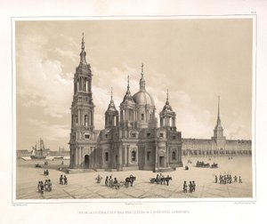 Udsigt over Saint Isaacs-katedralen på Catherine II