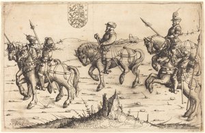 Herbersteins rejse til Danmark, 1546. af Augustin Hirschvogel