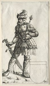 Sigismund II, konge af Polen, 1546. af Augustin Hirschvogel