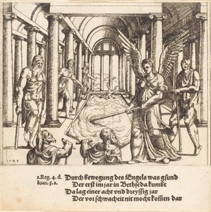 Englen der agiterer i Bethesda-dammen, 1548.