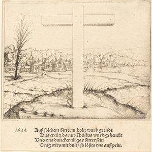 Kristi kors, 1548. af Augustin Hirschvogel