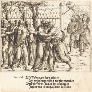 Judas kys. af Augustin Hirschvogel