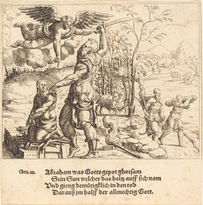 Isaks offer, 1547. af Augustin Hirschvogel