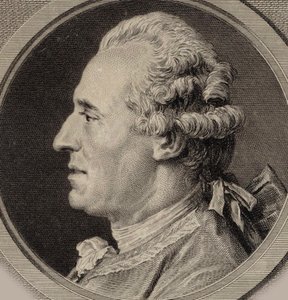 Portræt af violinisten og komponisten Jean Joseph Cassanéa de Mondonville 1711-1772, 1768. af Augustin Saint Aubin de