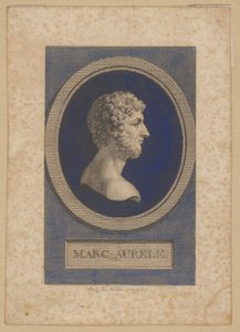 Marcus Aurelius Antoninus, romersk kejser 161-180, forfatter og filosof (Marcus Aurelius Antoninus, Marcus Annius Aurelius Verus, 121 Rom - 180 Vindobona)