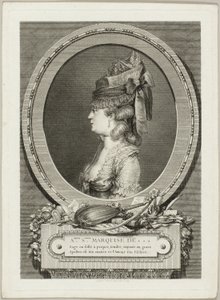 Adrienne-Sophie, markisinde af *** af Augustin de Saint Aubin