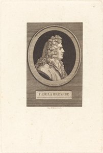 Jean de La Bruyere af Augustin de Saint Aubin