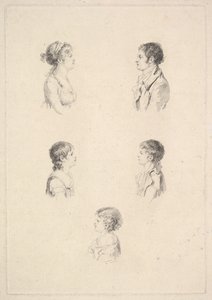 Familien Renouard Familien Renouard, 1801. af Augustin de Saint Aubin
