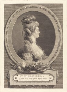 Louise Emilie Baronesse af *** af Augustin de Saint Aubin