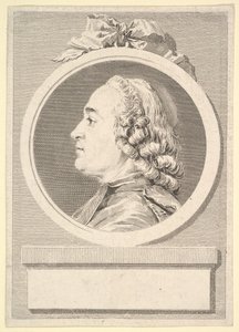 Portræt af Charles Gauzargues, 1767. af Augustin de Saint Aubin