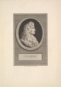 Portræt af Colbert, 1800. af Augustin de Saint Aubin