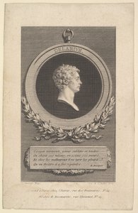 Portræt af De Larive, 1785. af Augustin de Saint Aubin