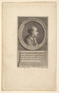 Portræt af Gessner, 1775. af Augustin de Saint Aubin