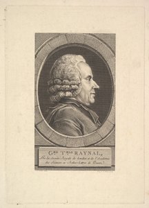 Portræt af Guillaume-Thomas Raynal, 1773.