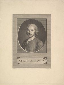 Portræt af Jean-Jacques Rousseau, 1777.