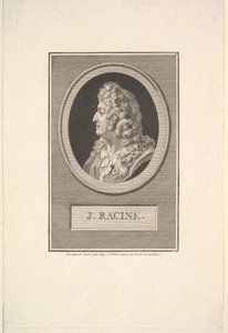 Portræt af Jean Racine, 1800. af Augustin de Saint Aubin