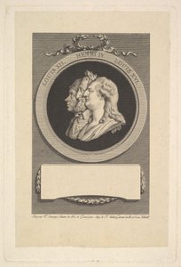 Portræt af Louis XVI, Henri IV og Louis XII, 1791. af Augustin de Saint Aubin