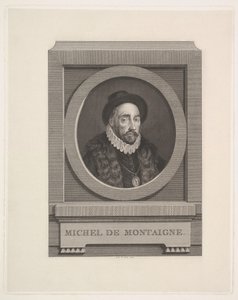 Portræt af Michel de Montaigne 1533-1592, 1774.