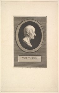 Portræt af Voltaire, 1801. af Augustin de Saint Aubin