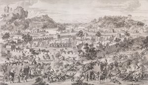 Slaget ved Tonguzluq, 1773. af Augustin de Saint Aubin