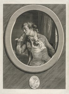 Du kan regne med mig, 1789. af Augustin de Saint Aubin