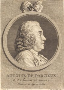 Antoine DeParcieux af Augustin de Saint Aubin after Charles Nicolas Cochin I