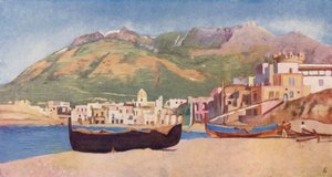 Forio Ischia (farvelitografi)
