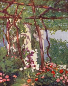 Have, Villa Palumbo, Ravello (farvelitografi)