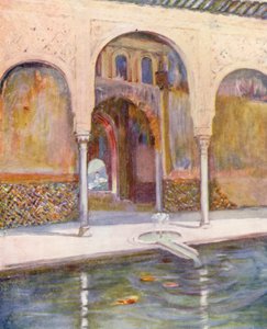 Ambassadørernes sal, Alhambra (farvelitografi)