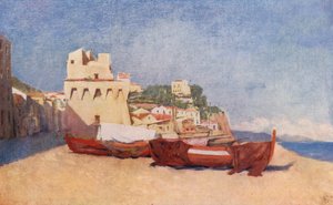 Vietri (farvelitografi) af Augustine Fitzgerald