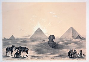 Pyramiderne i Giza, 1843