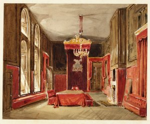 Studie for Drawing Room, St. James, fra Microcosm of London