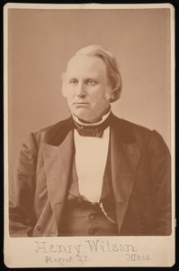 Portræt af Henry Wilson 1812-1875, før 1876. af Augustus Marshall