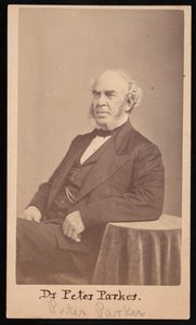 Portræt af Peter Parker 1804-1888, 1869. af Augustus Marshall