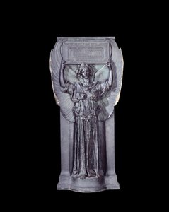 Amor caritas Højrelief i bronze af Augustus Saint Gaudens (Saint-Gaudens) (1848-1907)