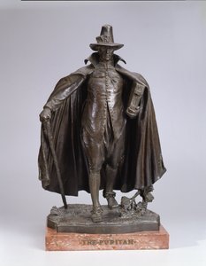 Puritaneren, støbt 1899 (bronze på italiensk marmorbase)