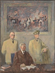 Overkommandoen - Venstre Panel, 1947-1949. af Augustus Vincent Tack