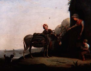 Forhandling for fjerkræ af Augustus Wall Callcott
