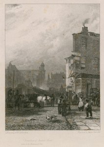 Nedrivning af Swallow Street, London af Augustus Wall Callcott