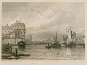 Greenwich, London af Augustus Wall Callcott