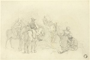 Hvilende rejsende af Augustus Wall Callcott