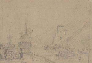 Studier af komposition (tegning) af Augustus Wall Callcott