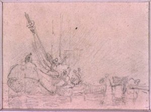 Undersøgelser af komposition (tegning) af Augustus Wall Callcott